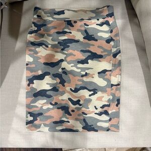Camouflage Print Women's Skirt